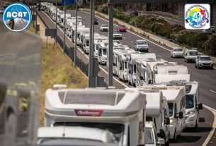 KOLEJNY PROTEST KAMPEROWCÓW (VIDEO)