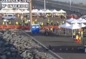 EWAKUACJA PASAŻERÓW ZE STATKU Z HANTAWIRUSEM (VIDEO)
