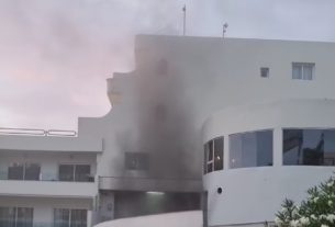 POŻARY I EWAKUACJA W HOTELU (VIDEO)