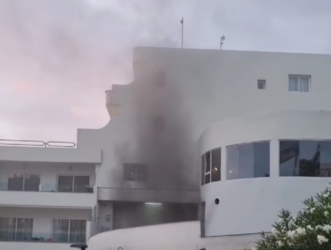 POŻARY I EWAKUACJA W HOTELU (VIDEO)